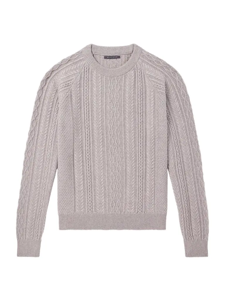 Begg & Co Maytime Cable-Knit Cashmere-Blend Sweater - Men