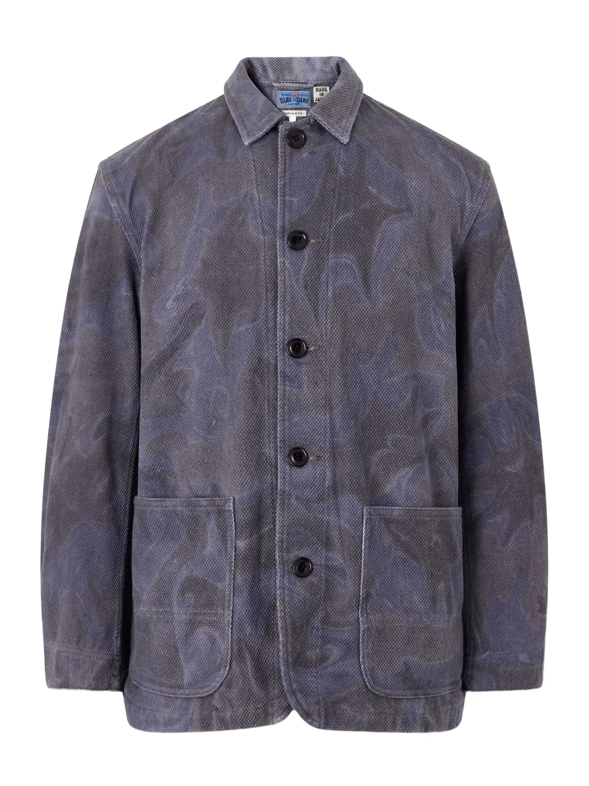 Blue Blue Japan Coverall Sumi Nagashi Cotton-Sashiko Jacket - Men