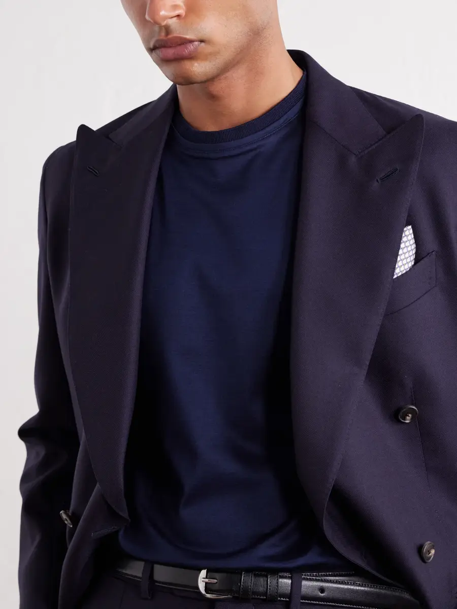 Canali Cotton-Jersey T-Shirt - Men | Thumbnail 5