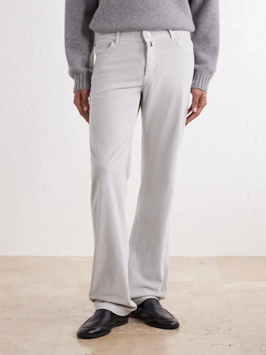 Kiton Straight-Leg Cotton-Blend Corduroy Trousers - Men | Thumbnail 3 Kiton Straight-Leg Cotton-Blend Corduroy Trousers - Men | Thumbnail 3