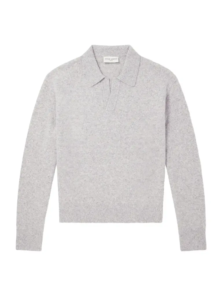 OFFICINE GÉNÉRALE Mark Wool and Cashmere-Blend Sweater - Men