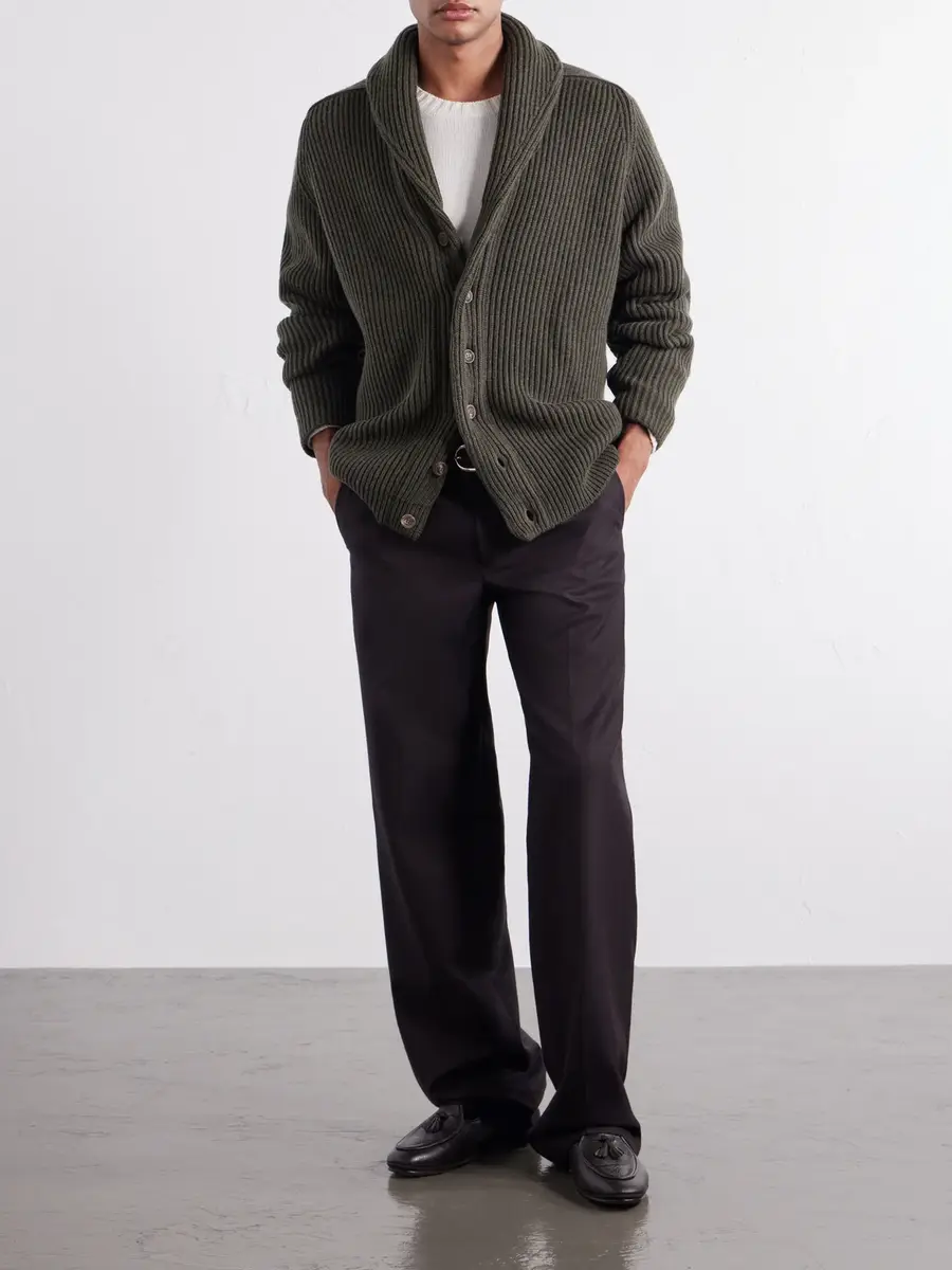 Begg & Co Yacht Cashmere Cardigan - Men | Thumbnail 2 Begg & Co Yacht Cashmere Cardigan - Men | Thumbnail 2