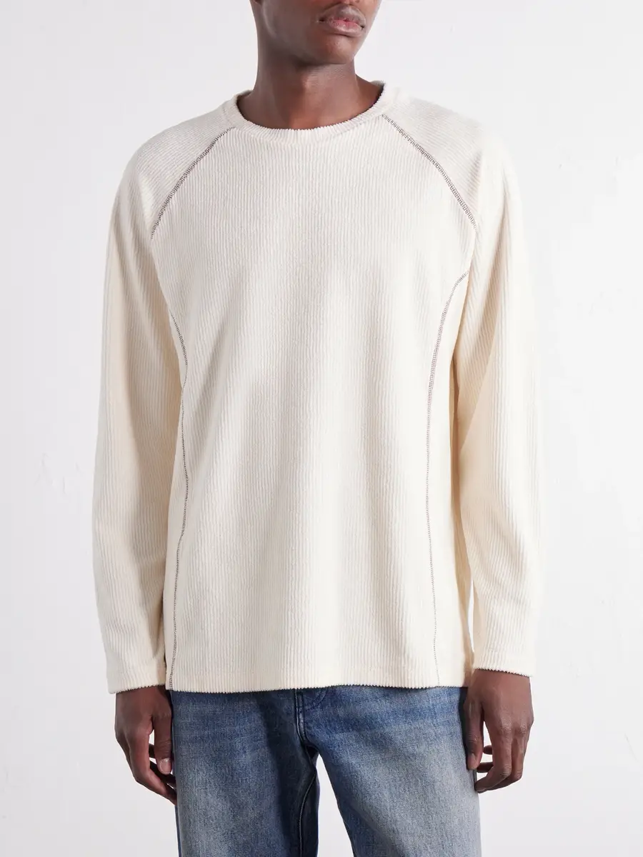 A Kind Of Guise Fiscal Ribbed Cotton-Terry T-Shirt - Men | Thumbnail 3 A Kind Of Guise Fiscal Ribbed Cotton-Terry T-Shirt - Men | Thumbnail 3