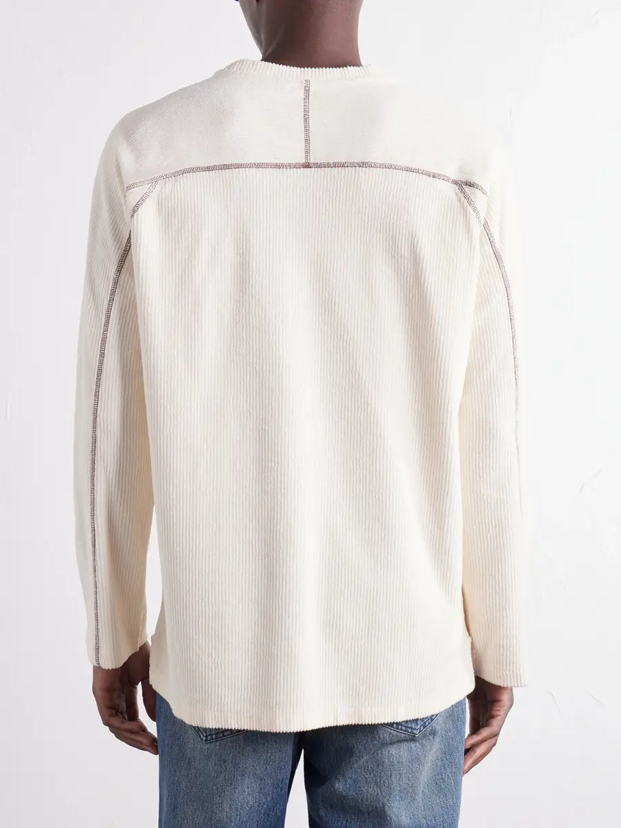 A Kind Of Guise Fiscal Ribbed Cotton-Terry T-Shirt - Men | Thumbnail 4 A Kind Of Guise Fiscal Ribbed Cotton-Terry T-Shirt - Men | Thumbnail 4