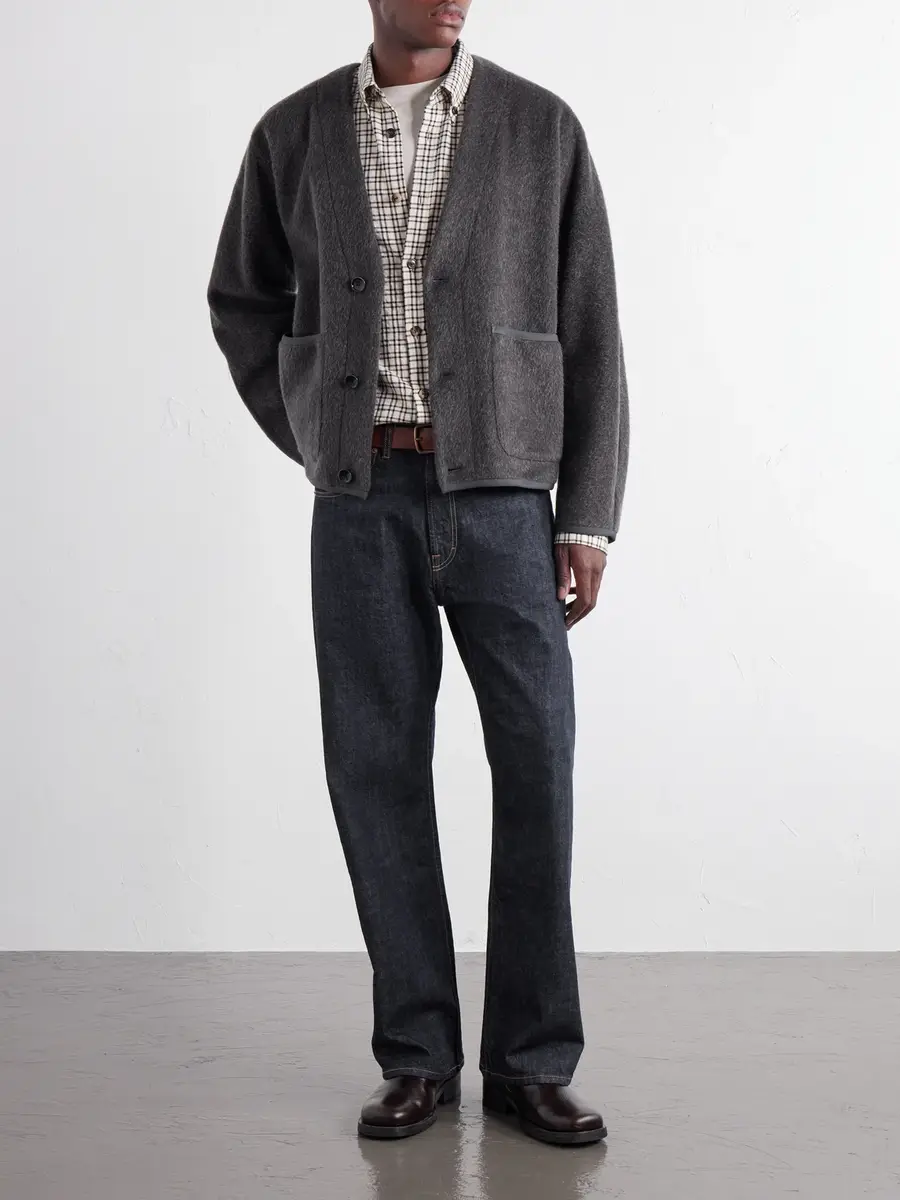 A Kind Of Guise Kaan Brushed Wool-Blend Cardigan - Men | Thumbnail 2