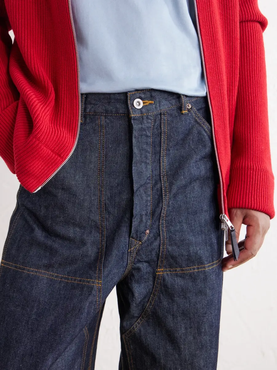 FULLCOUNT Double-Knee Wide-Leg Jeans - Men | Thumbnail 5 FULLCOUNT Double-Knee Wide-Leg Jeans - Men | Thumbnail 5
