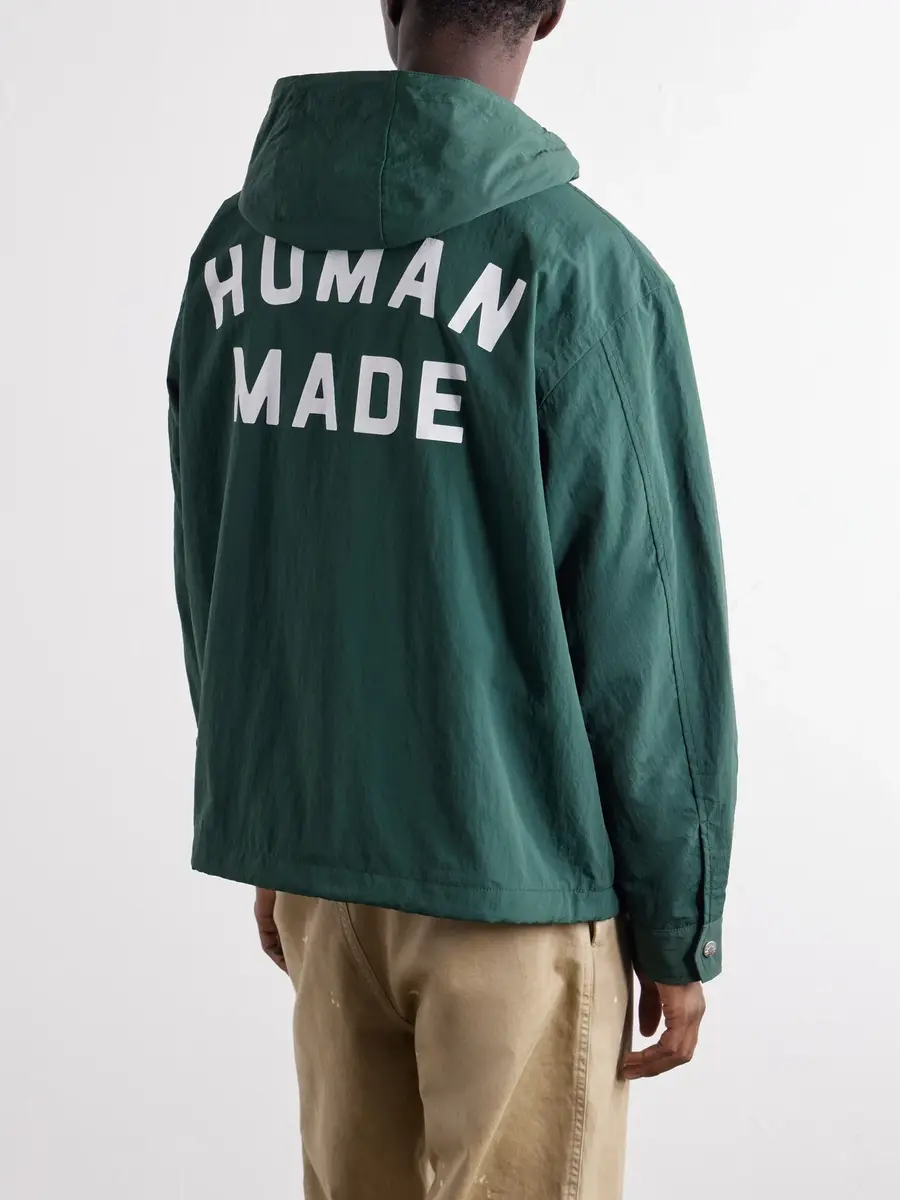 Human Made Multi-Zip Logo-Detailed Hooded Shell Jacket - Men | Thumbnail 4 Human Made Multi-Zip Logo-Detailed Hooded Shell Jacket - Men | Thumbnail 4