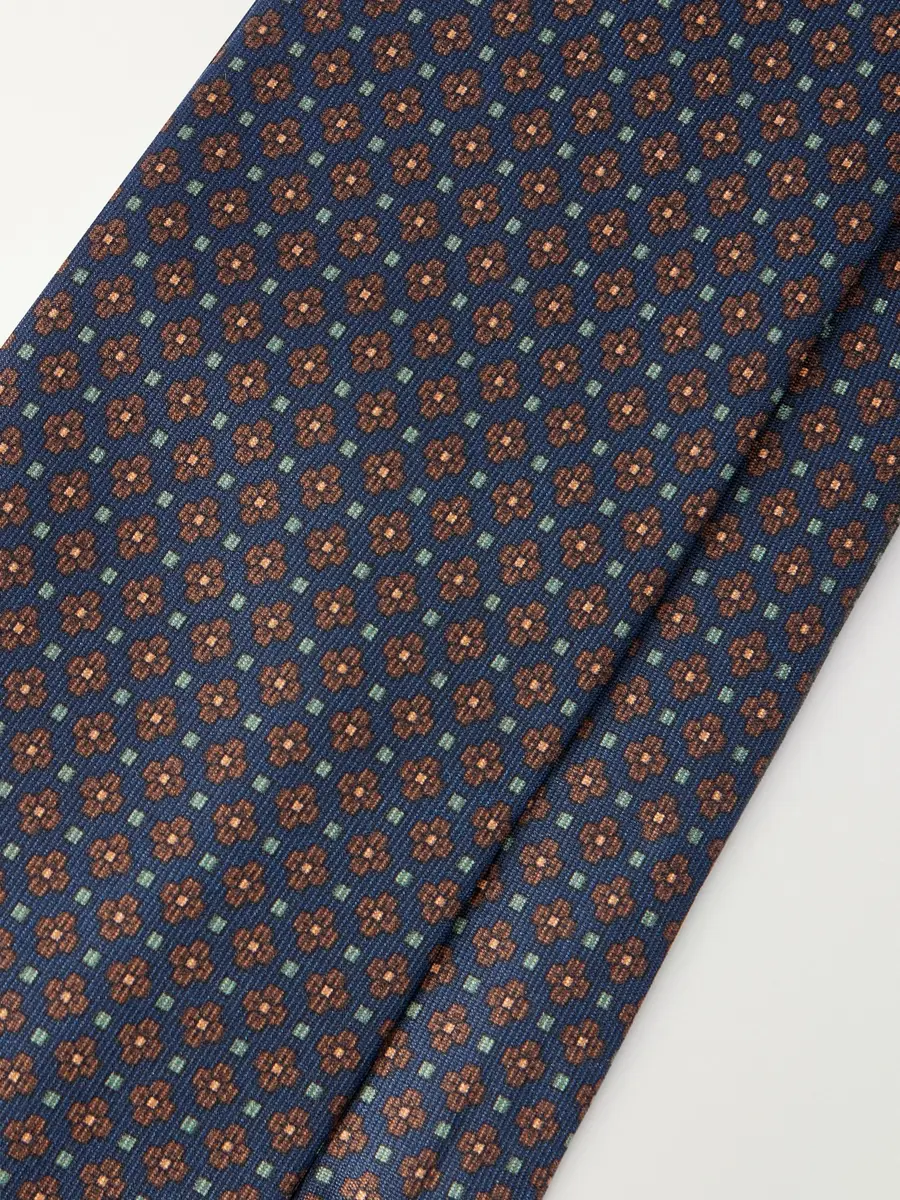 Rubinacci 8cm Printed Silk-Twill Tie - Men | Thumbnail 4 Rubinacci 8cm Printed Silk-Twill Tie - Men | Thumbnail 4
