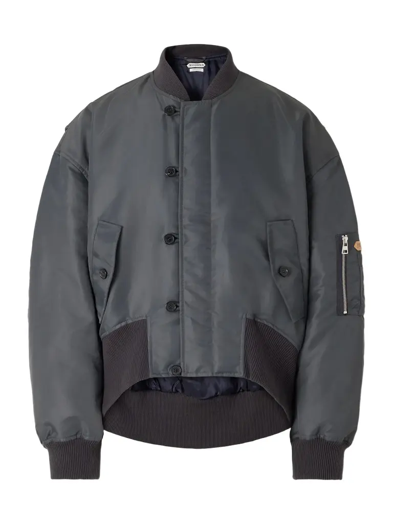 JW Anderson Rib-Trimmed Shell Bomber Jacket - Men