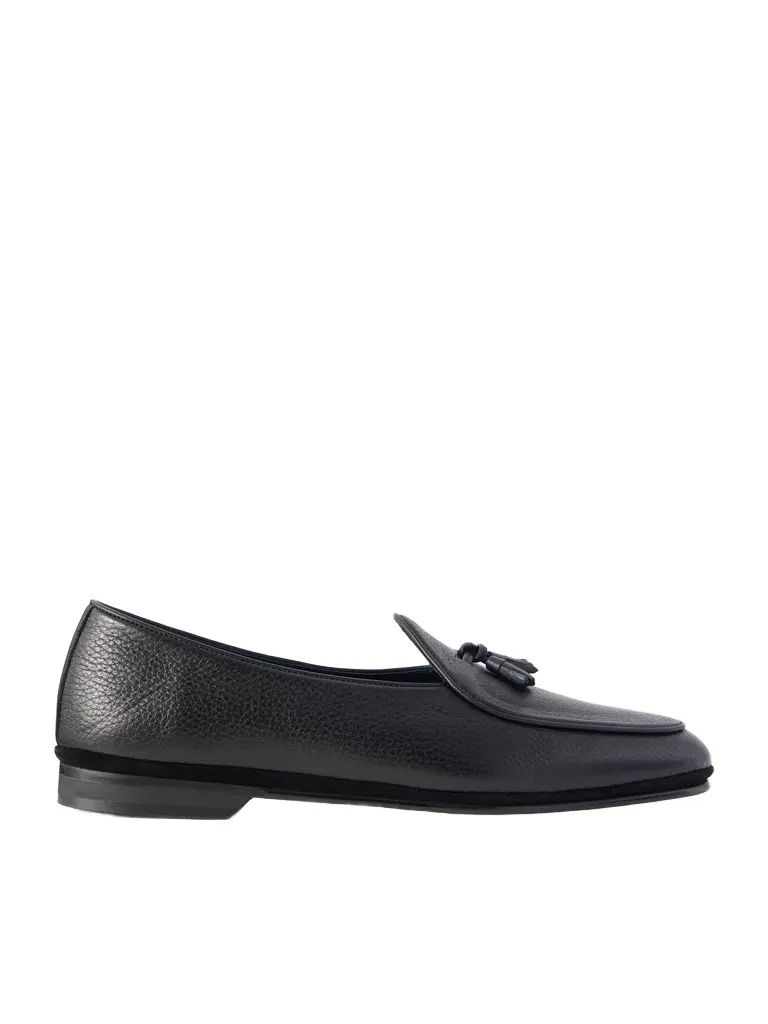 Marfy Tasseled Full-Grain Leather Loafers - Men Marfy Tasseled Full-Grain Leather Loafers - Men