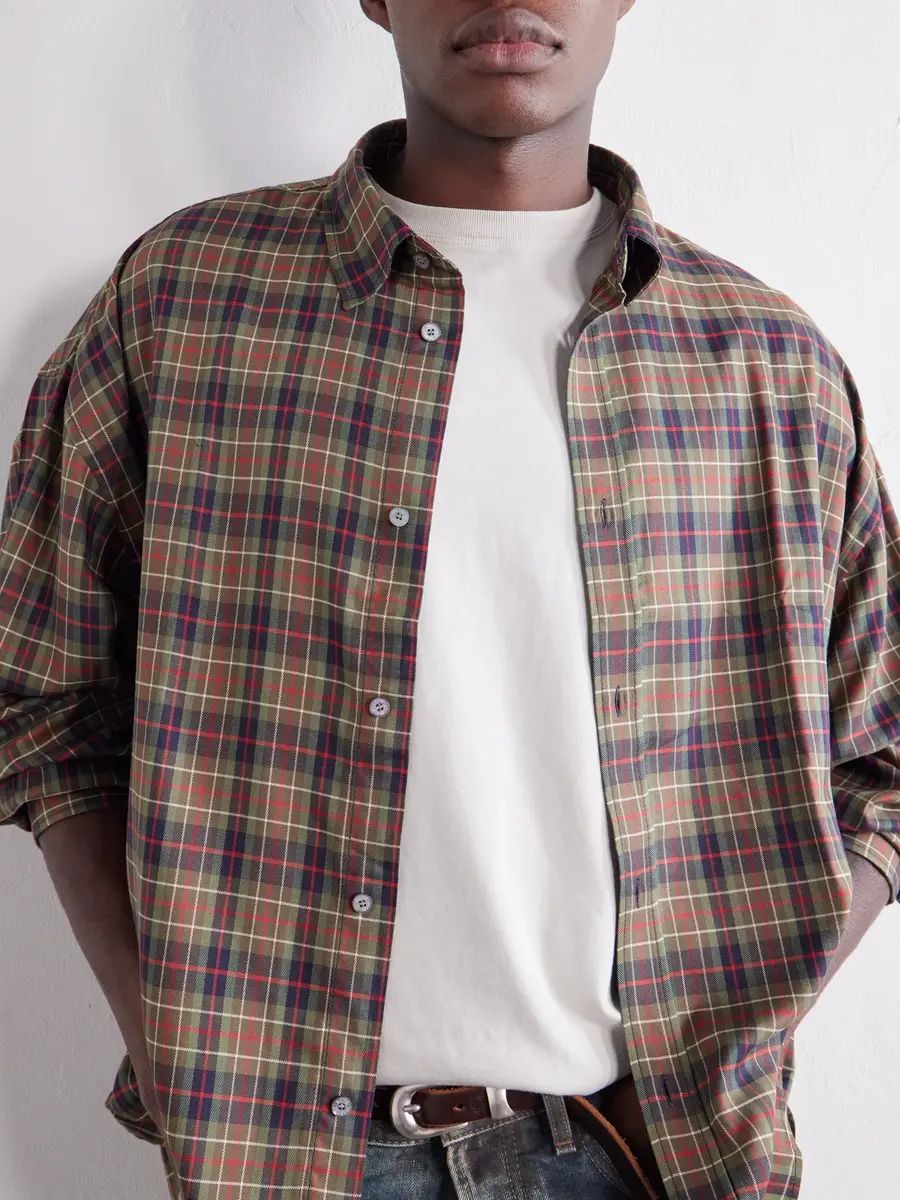 Acne Studios Checked Flannel Shirt - Men | Thumbnail 5 Acne Studios Checked Flannel Shirt - Men | Thumbnail 5