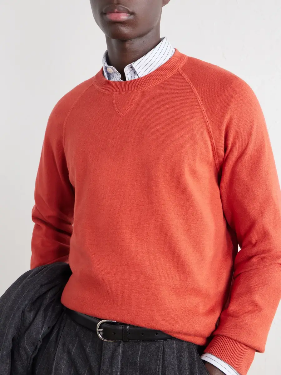 Ghiaia Cashmere Cotton and Cashmere-Blend Sweatshirt - Men | Thumbnail 5 Ghiaia Cashmere Cotton and Cashmere-Blend Sweatshirt - Men | Thumbnail 5