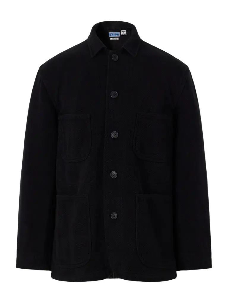 Blue Blue Japan Coverall Cotton-Sashiko Jacket - Men