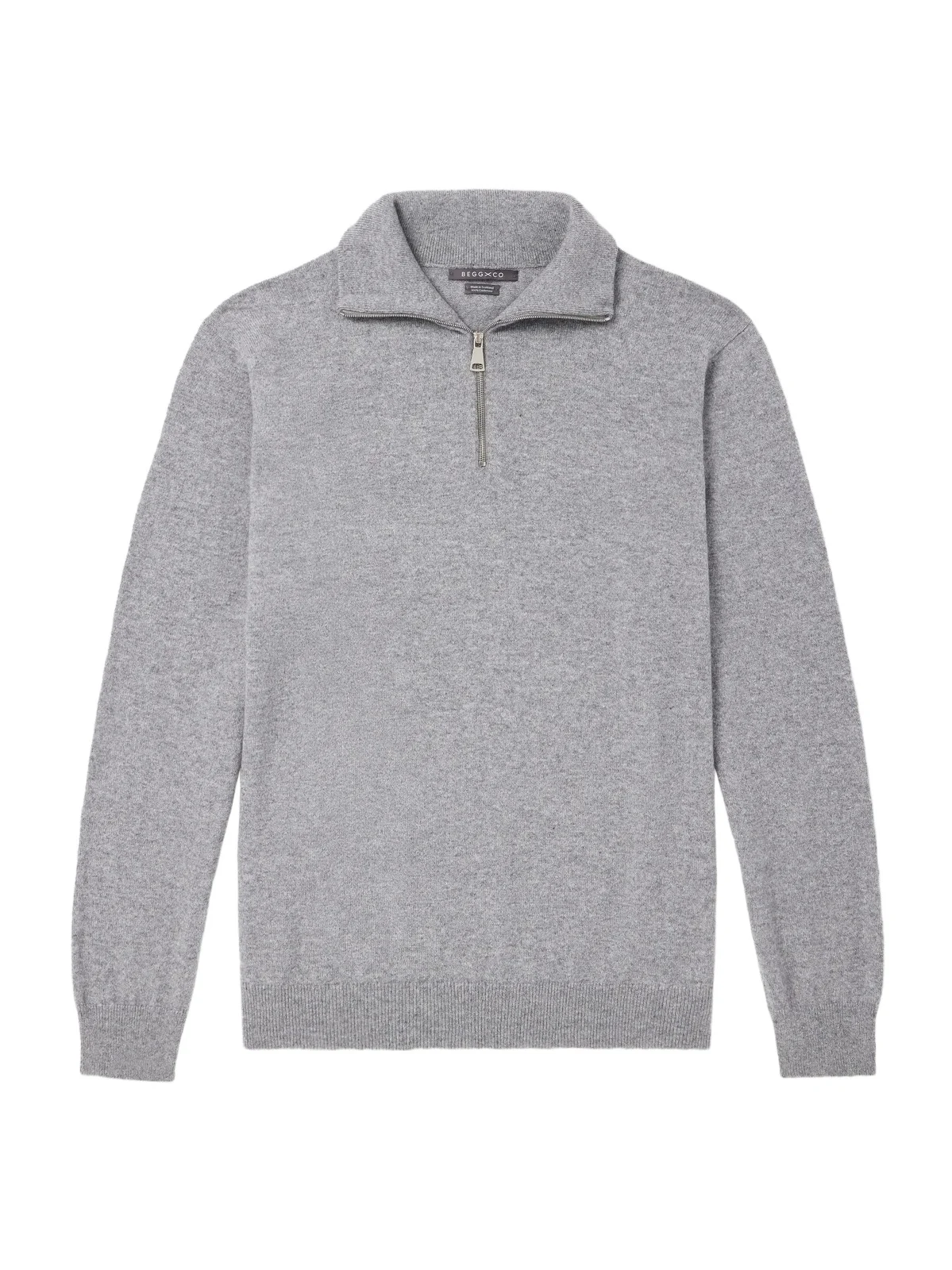 Begg & Co Heriot Half-Zip Cashmere Sweater - Men