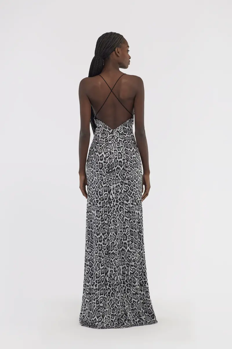Roberto Cavalli Slip dress with Leopard print | Thumbnail 3