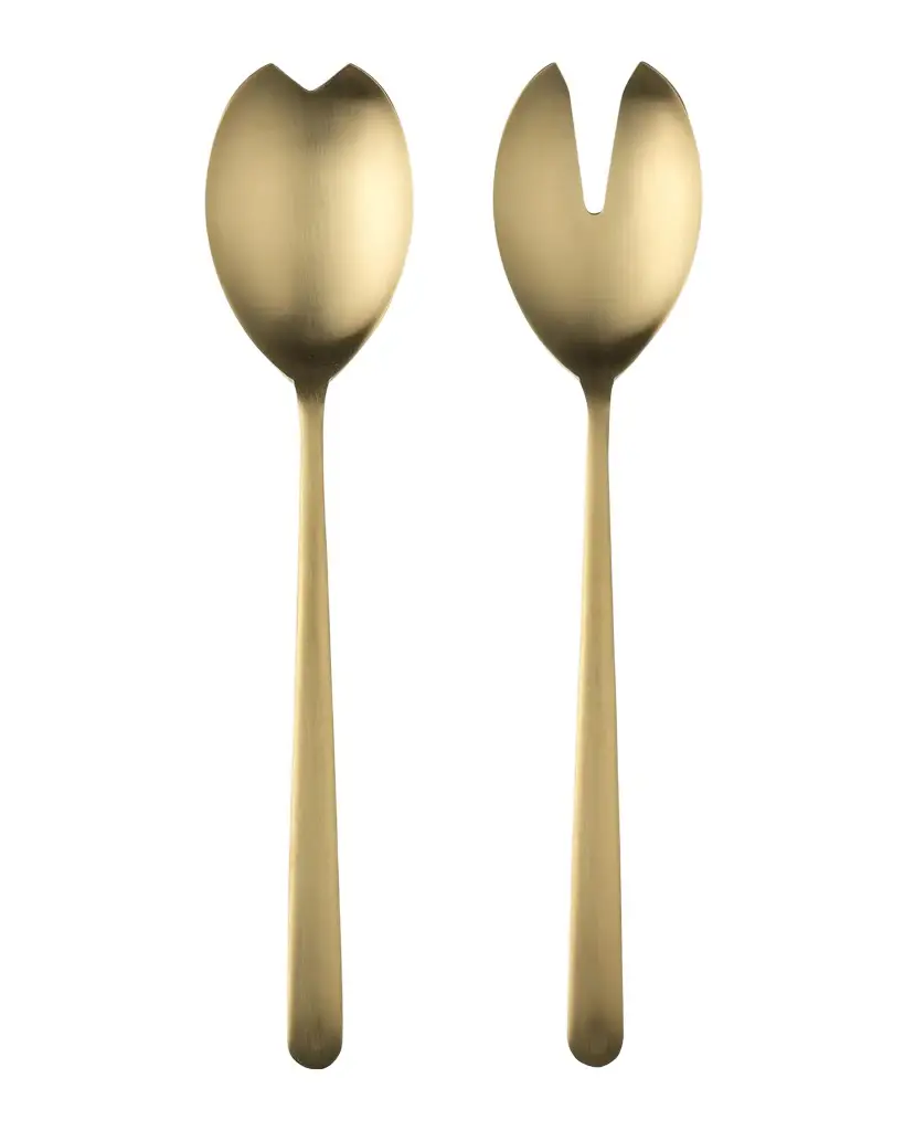 Mepra Linea Ice Oro Salad Servers Set