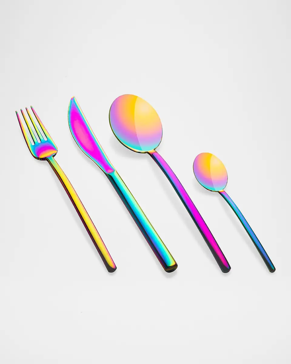Mepra Due Rainbow 5-Piece Flatware Set | Thumbnail 2 Mepra Due Rainbow 5-Piece Flatware Set | Thumbnail 2