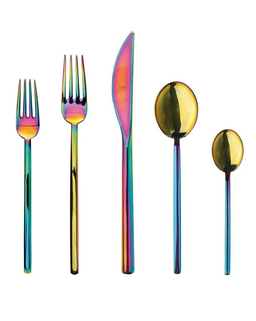 Mepra Due Rainbow 5-Piece Flatware Set