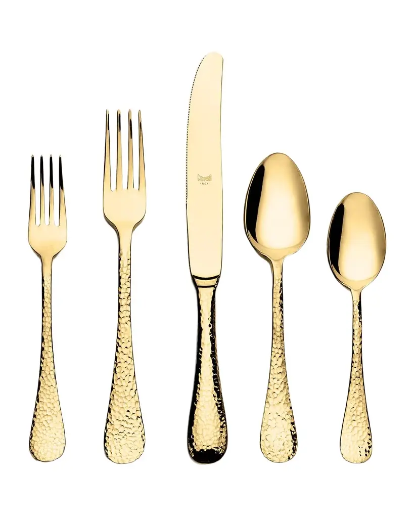 Mepra Epoque Oro 5-Piece Flatware Set