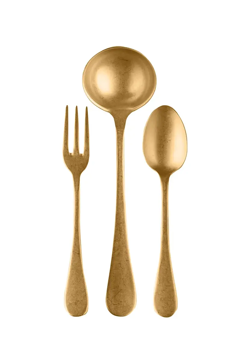Mepra Vintage Oro 3-Piece Serving Set | Thumbnail 2 Mepra Vintage Oro 3-Piece Serving Set | Thumbnail 2