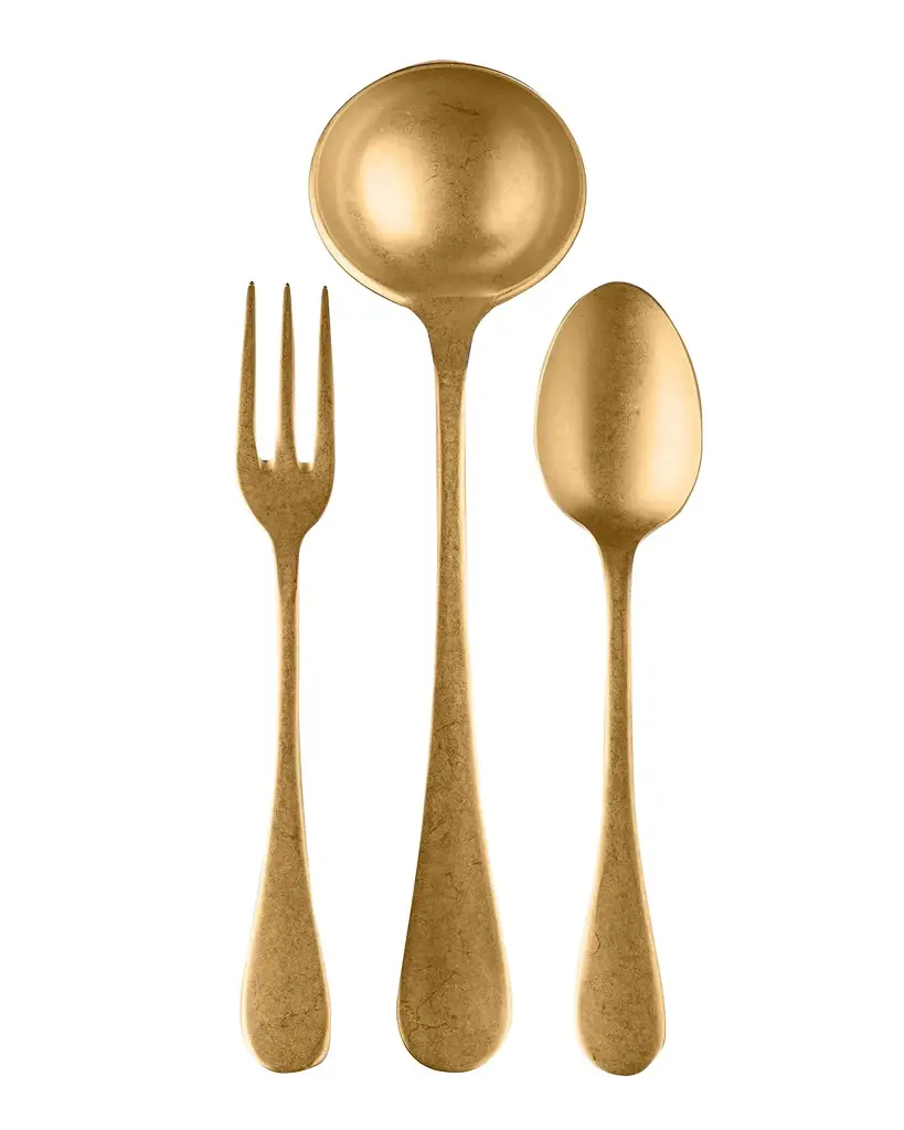 Mepra Vintage Oro 3-Piece Serving Set