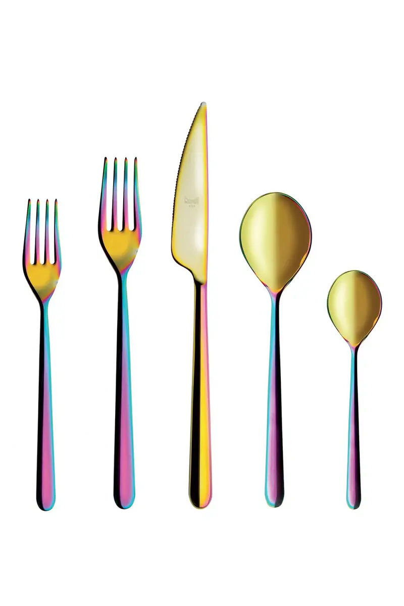 Mepra Linea Rainbow 5-Piece Flatware Set | Thumbnail 3 Mepra Linea Rainbow 5-Piece Flatware Set | Thumbnail 3
