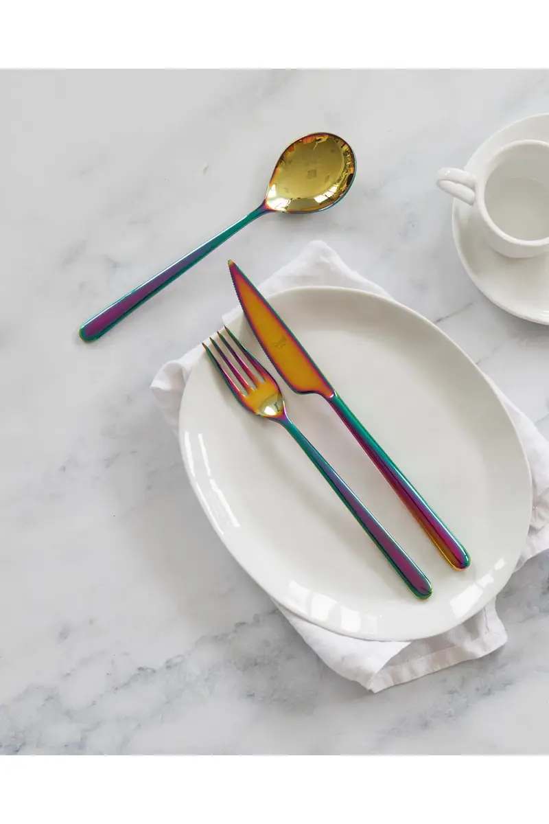 Mepra Linea Rainbow 5-Piece Flatware Set | Thumbnail 4 Mepra Linea Rainbow 5-Piece Flatware Set | Thumbnail 4