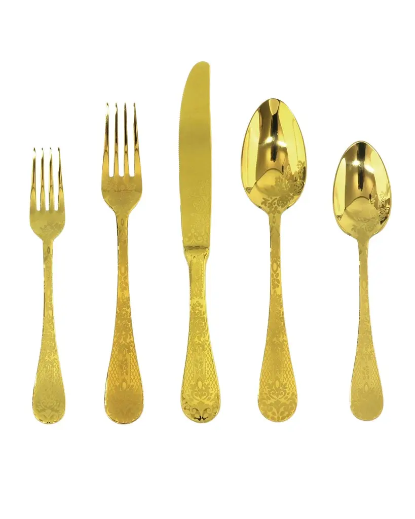 Mepra Casablanca Oro 5-Piece Flatware Set
