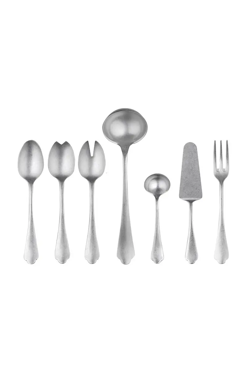 Mepra Dolce Vita Pewter 7-Piece Full Serving Set | Thumbnail 3 Mepra Dolce Vita Pewter 7-Piece Full Serving Set | Thumbnail 3