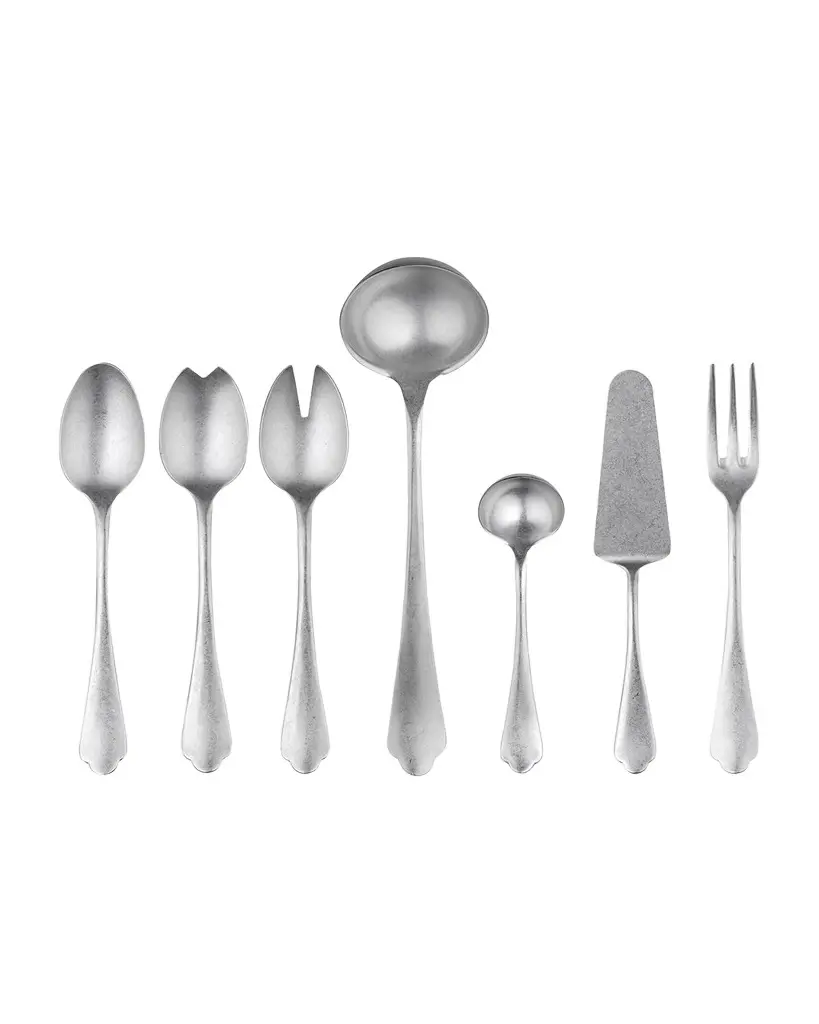 Mepra Dolce Vita Pewter 7-Piece Full Serving Set