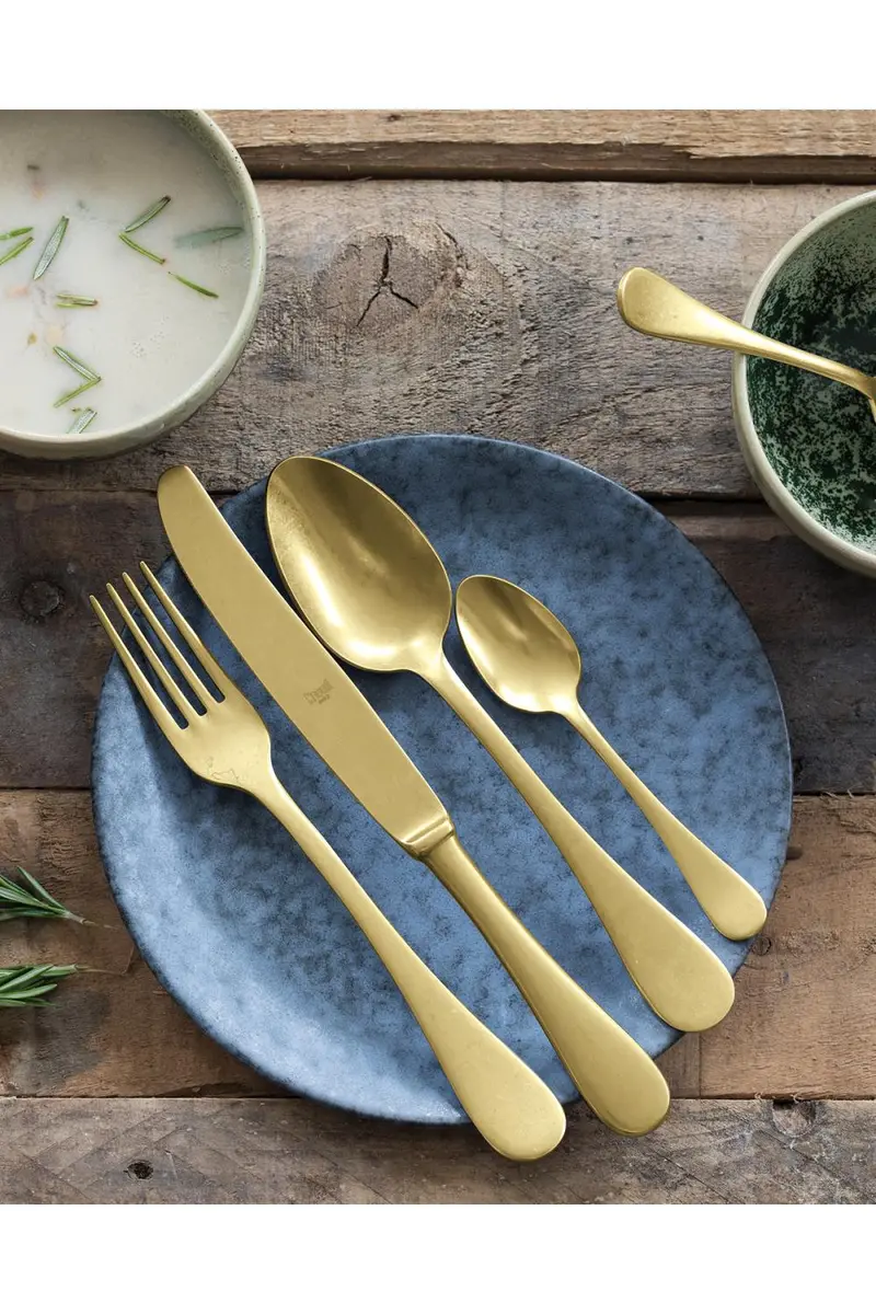Mepra Vintage Oro 5-Piece Flatware Set | Thumbnail 4 Mepra Vintage Oro 5-Piece Flatware Set | Thumbnail 4