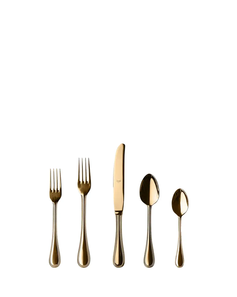 Mepra Perla Oro 5-Piece Place Setting Set | Thumbnail 2 Mepra Perla Oro 5-Piece Place Setting Set | Thumbnail 2