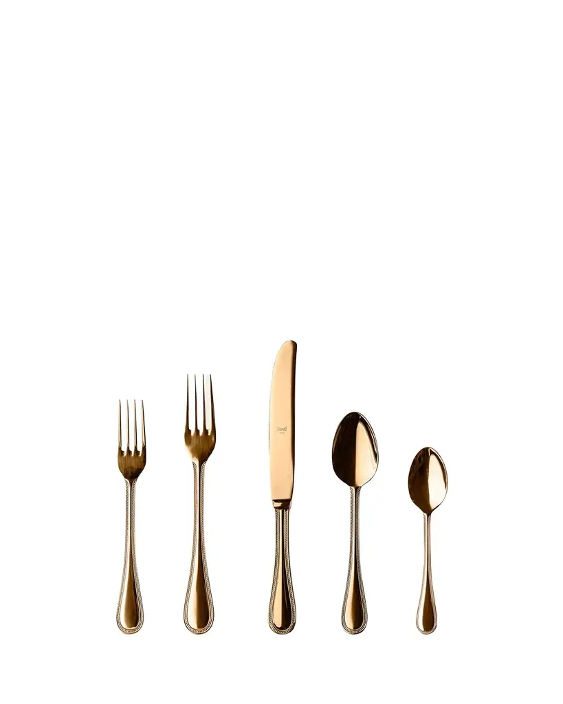 Mepra Perla Oro 5-Piece Place Setting Set