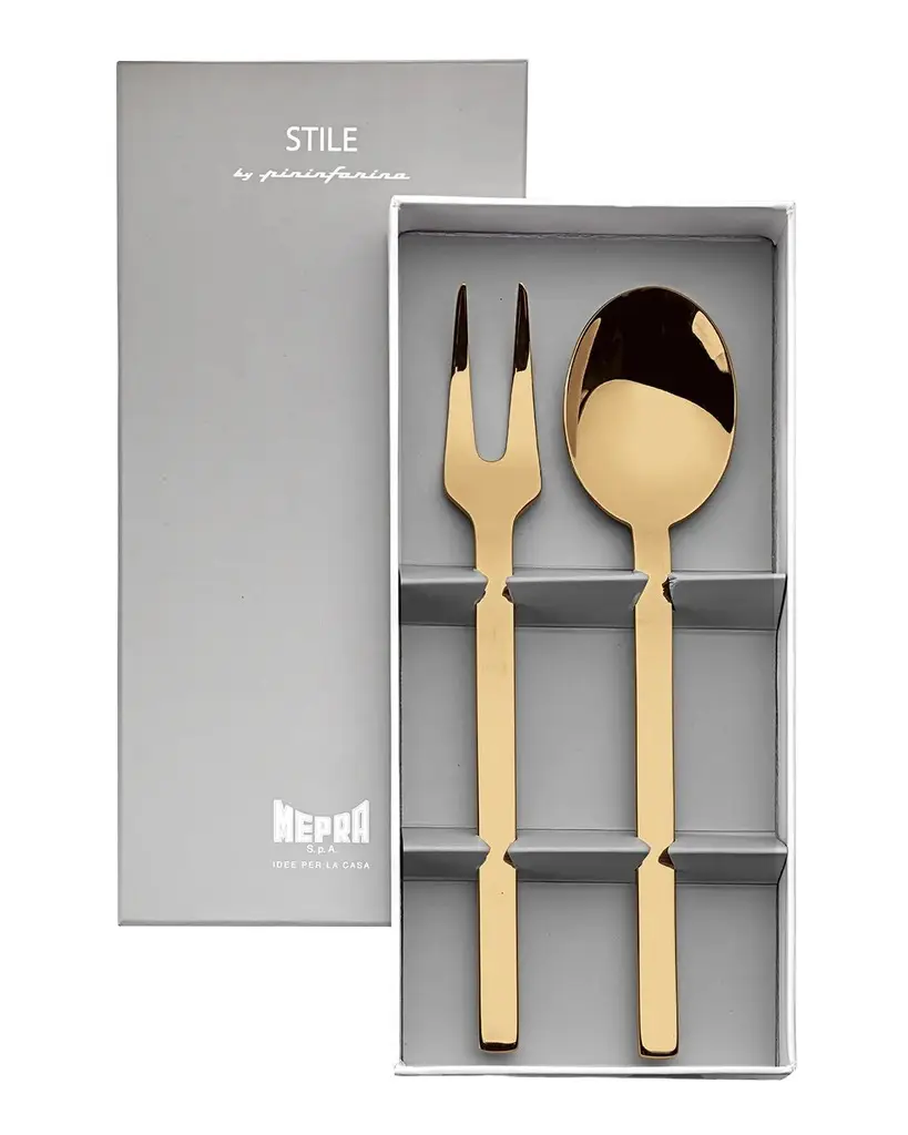 Mepra Stile Oro 2-Piece Serving Gift Box