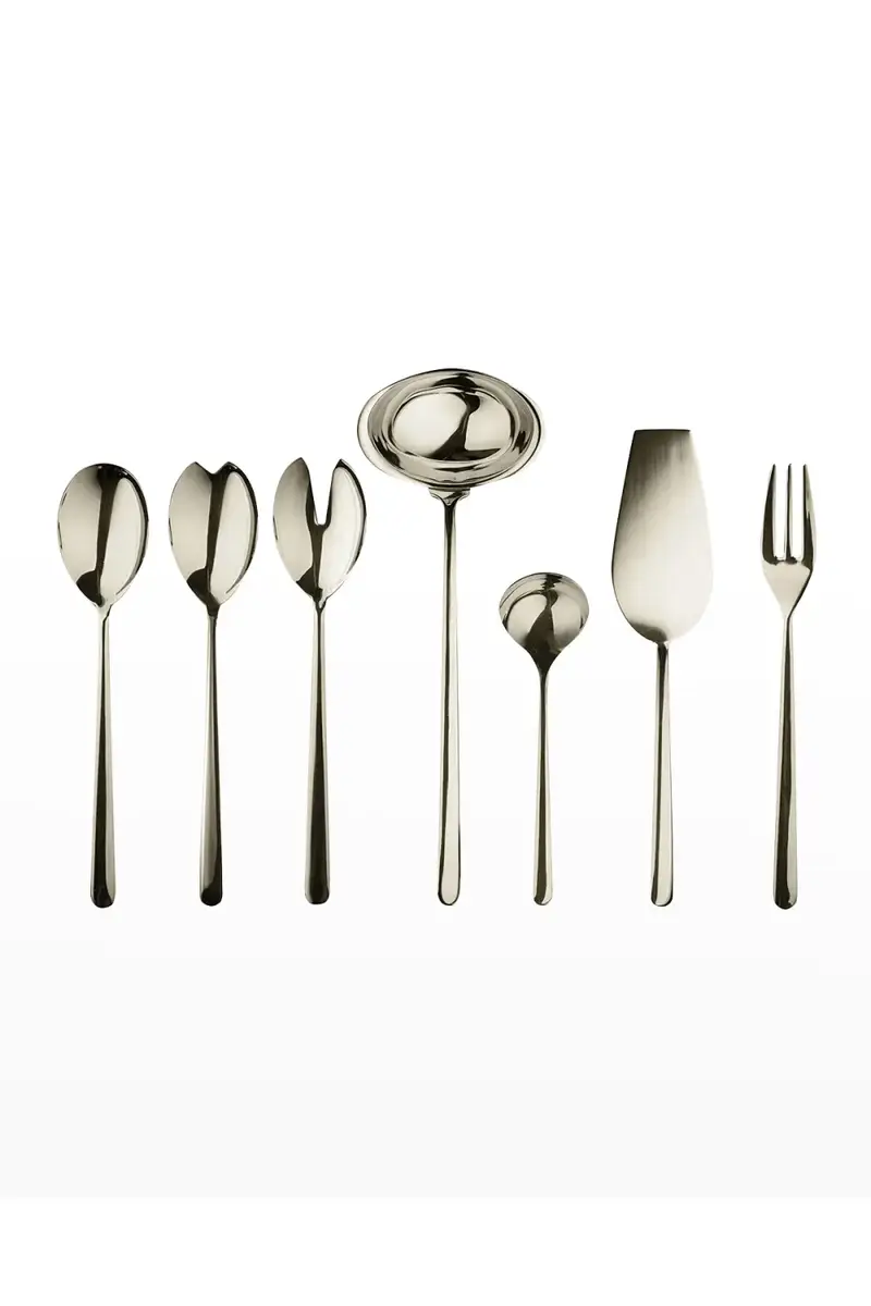 Mepra Linea Champagne 7-Piece Full Serving Set | Thumbnail 3 Mepra Linea Champagne 7-Piece Full Serving Set | Thumbnail 3