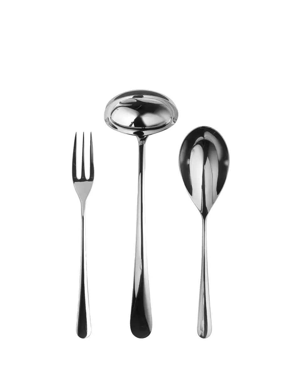 Mepra Neve 3-Piece Serving Set, Mirror | Thumbnail 2
