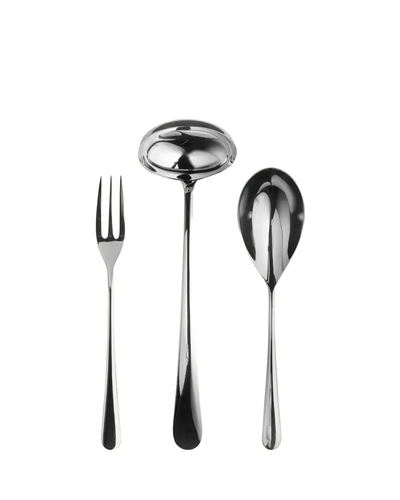 Mepra Neve 3-Piece Serving Set, Mirror