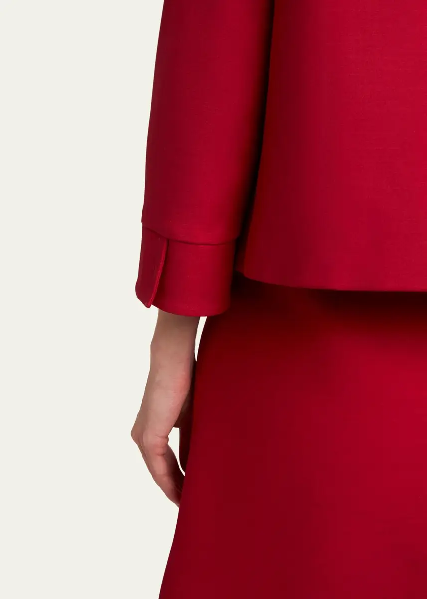 Valentino Garavani Crepe Couture Heart Button Jacket | Thumbnail 5 Valentino Garavani Crepe Couture Heart Button Jacket | Thumbnail 5