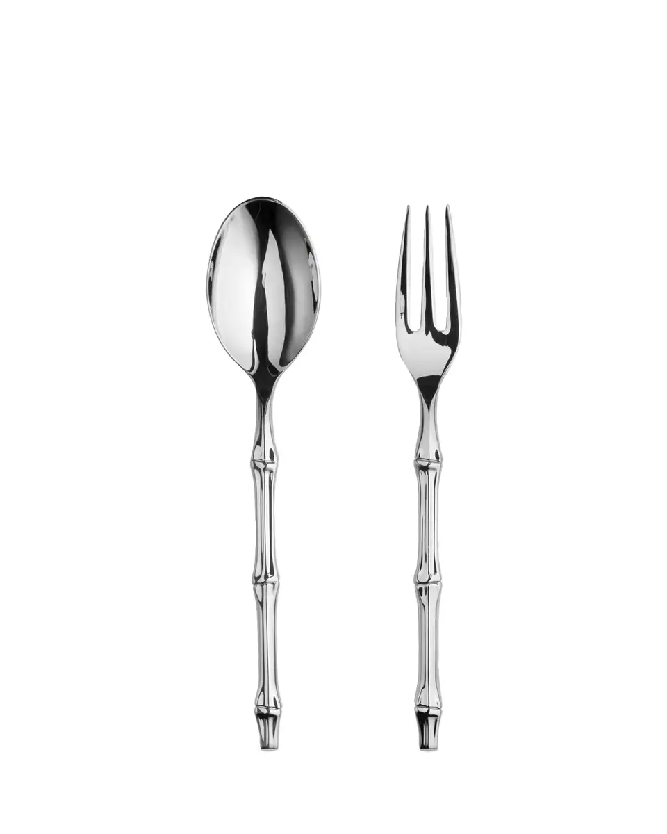 Mepra Bali 2-Piece Serving Set, Mirror | Thumbnail 2