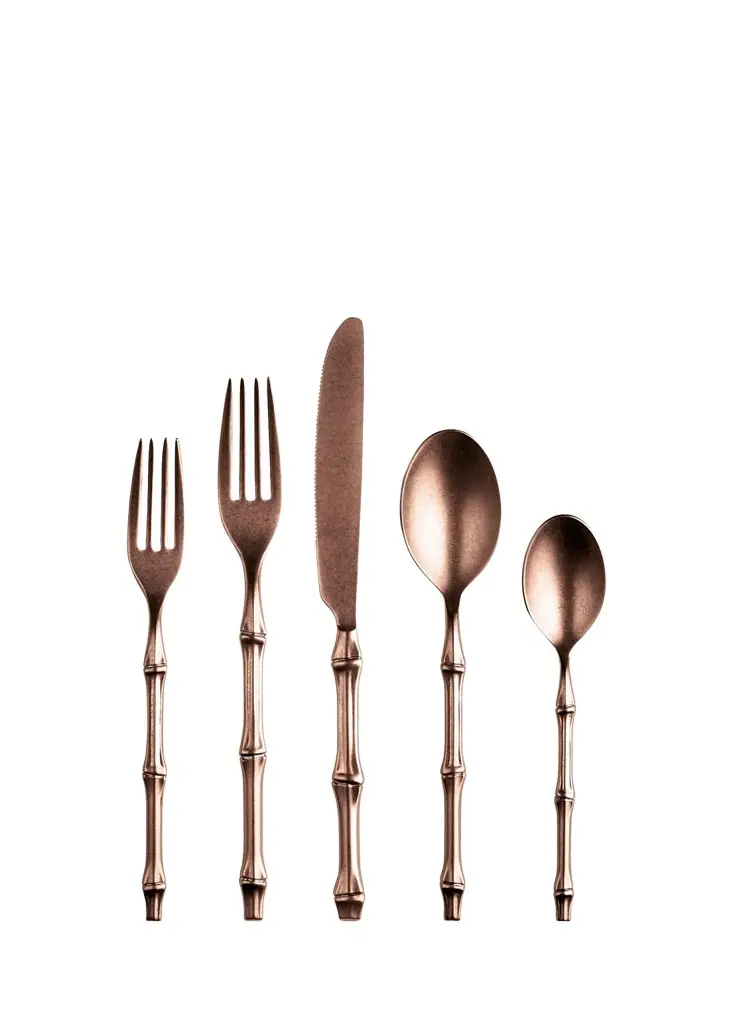 Bali Bronze Pewter 5-Piece Flatware Place Setting Bali Bronze Pewter 5-Piece Flatware Place Setting