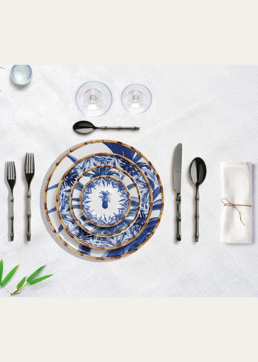 Mepra Bali Black Gold Mirror 5-Piece Flatware Place Setting | Thumbnail 2 Mepra Bali Black Gold Mirror 5-Piece Flatware Place Setting | Thumbnail 2
