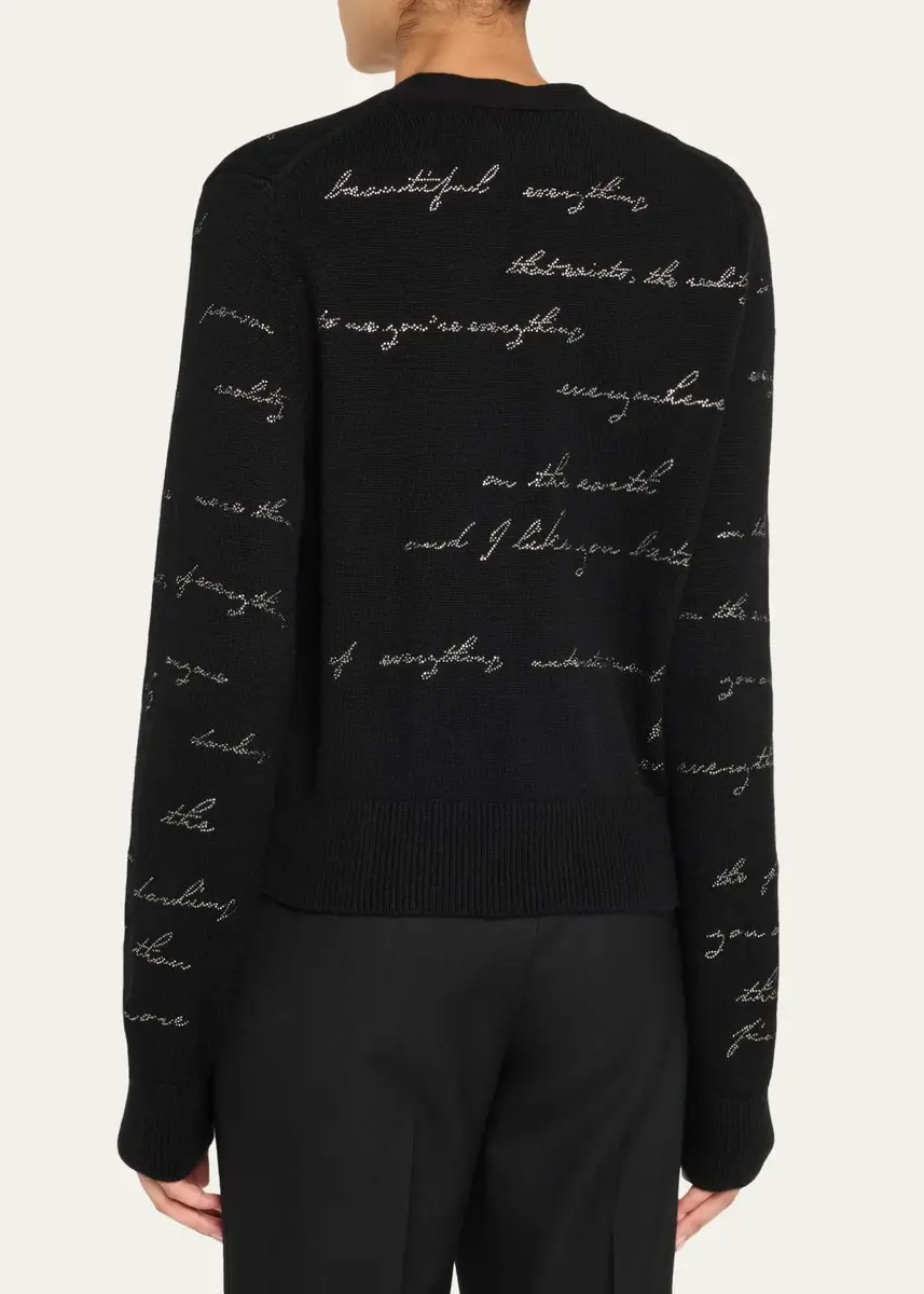 Libertine Body Language Embellished Crop Cardigan | Thumbnail 3