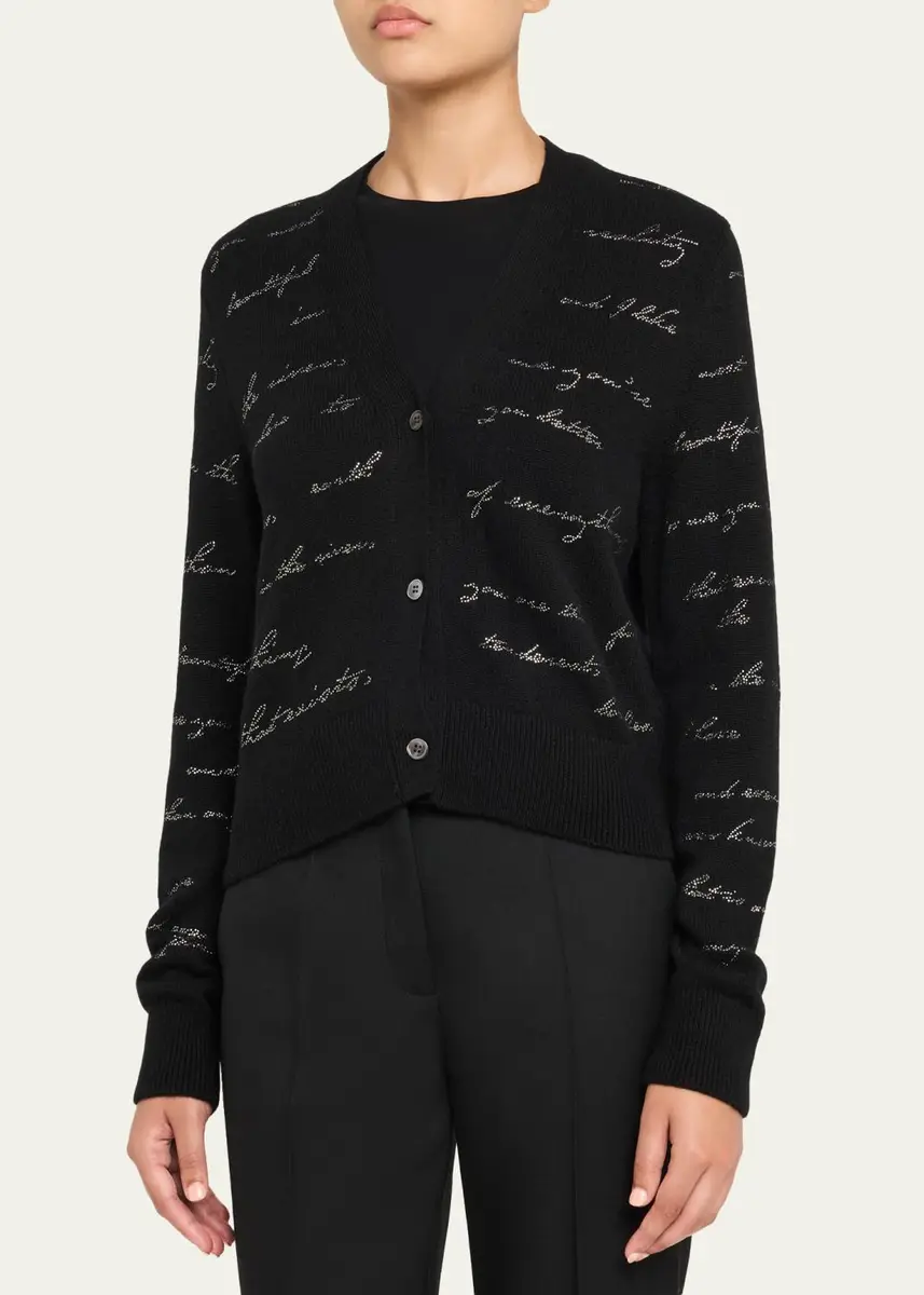 Libertine Body Language Embellished Crop Cardigan | Thumbnail 4