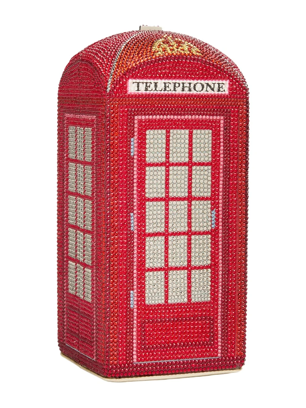 Judith Leiber Couture London Call Phone Booth Clutch Bag
