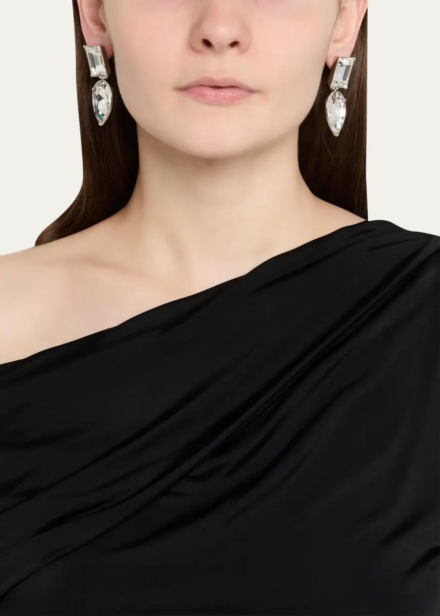 Alexander McQueen Crystal Cocktail Earrings | Thumbnail 2 Alexander McQueen Crystal Cocktail Earrings | Thumbnail 2