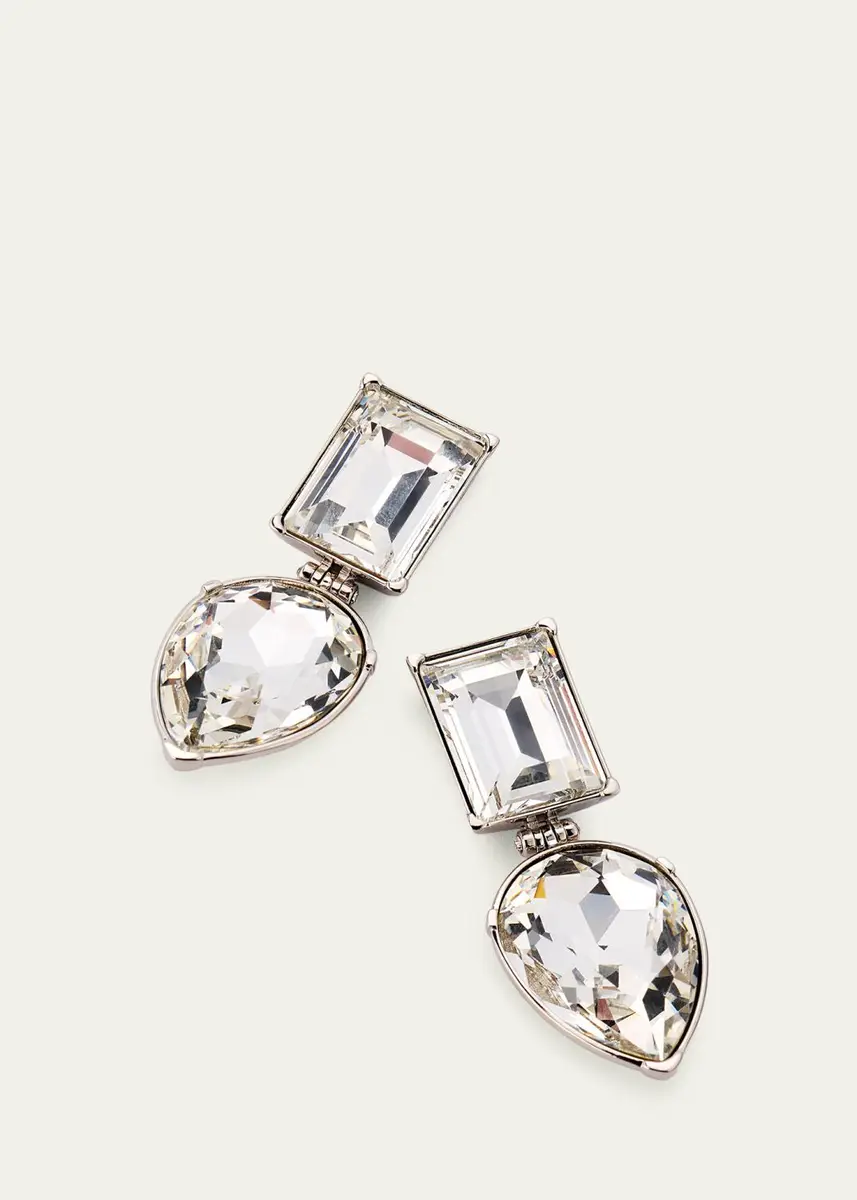 Alexander McQueen Crystal Cocktail Earrings | Thumbnail 3 Alexander McQueen Crystal Cocktail Earrings | Thumbnail 3