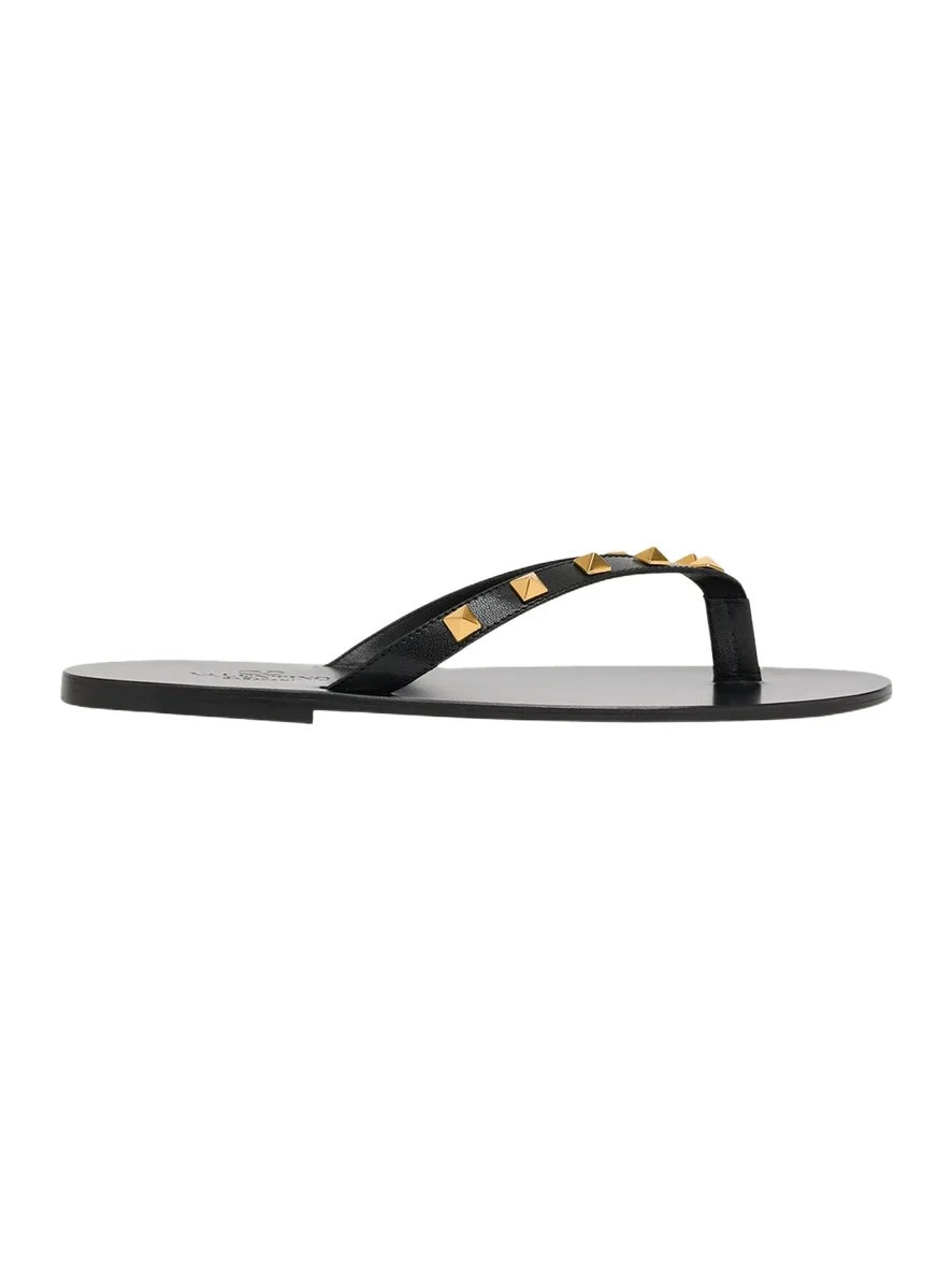 Valentino Garavani Men's Rockstud Thong Sandals