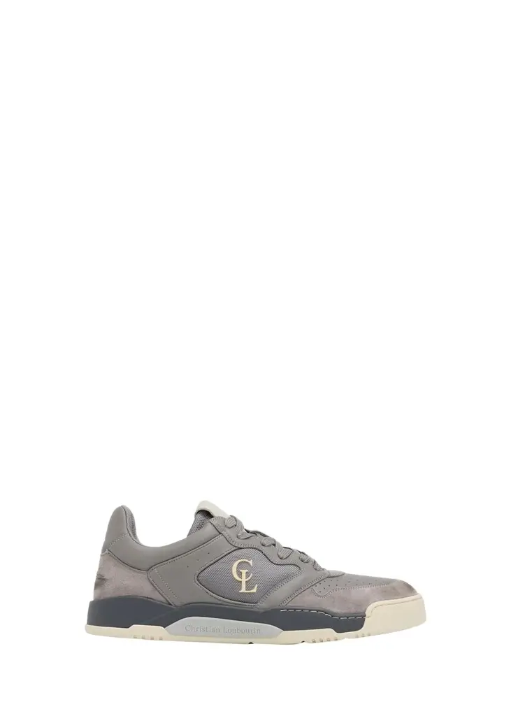 Christian Louboutin Men's Bsktball 1 Retro Mesh & Leather Sneakers