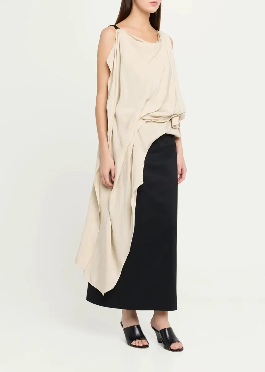 Diotima Aleatorio Draped Asymmetric Top | Thumbnail 4