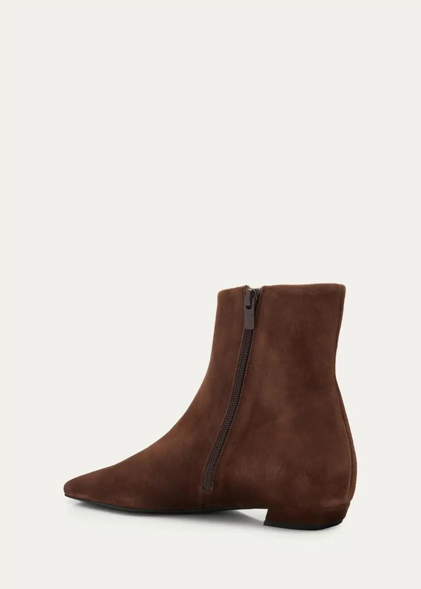 Proenza Schouler Trap Suede Zip Booties | Thumbnail 2 Proenza Schouler Trap Suede Zip Booties | Thumbnail 2